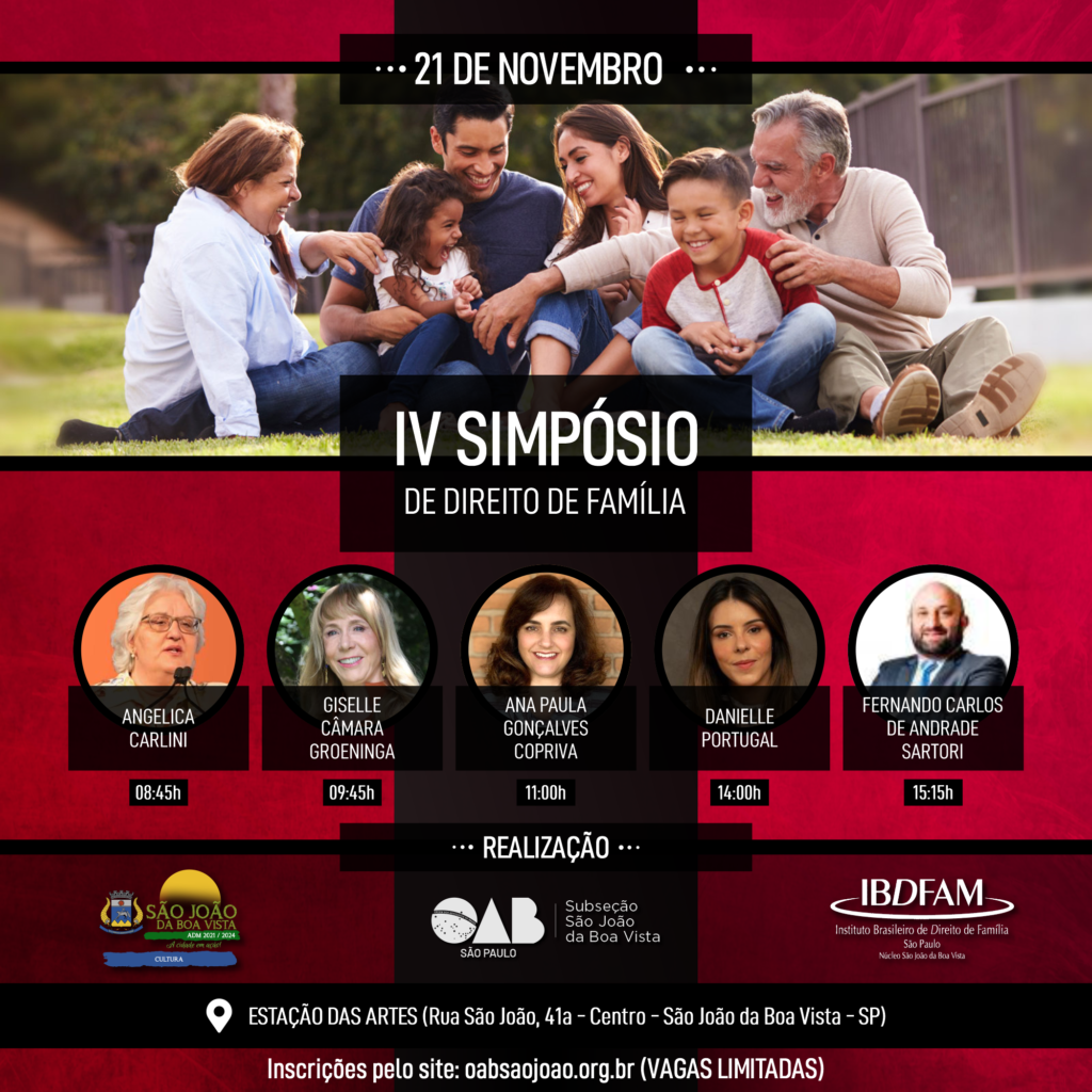 IV SIMPÓSIO DE DIREITO DE FAMÍLIA
