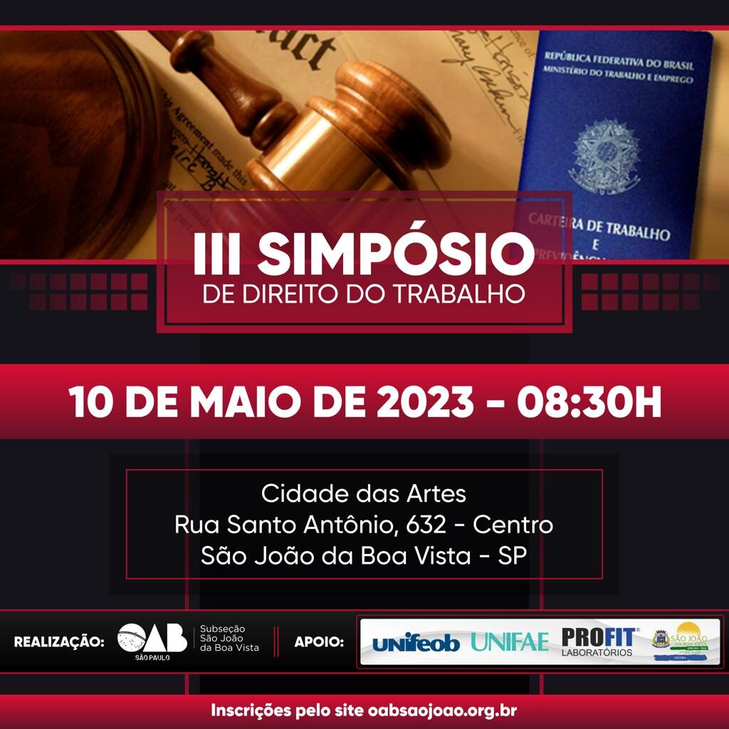 III SIMPÓSIO DE DIREITO DO TRABALHO